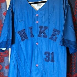 Nike Royal Blue Baseball Jersey vintage Y2K xxl